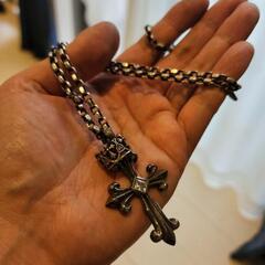 SWC シルバーネックレス クラウン付き 特注品