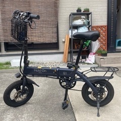 【ネット決済・配送可】早い者勝ち‼️電動自転車Holdon