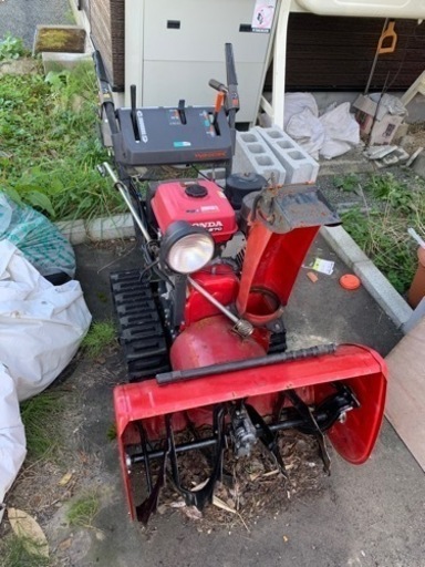 決まりました【引き取り限定】ホンダ除雪機 HS55JS セル付き 後期型 5馬力