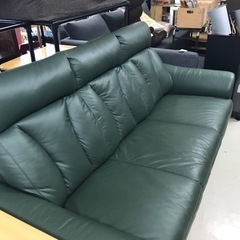取引場所　南観音　ロ2209-611 ３人掛けソファ　モスグリーン
