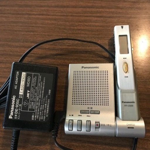 パナソニック　ボイスレコーダーとペン型カメラ