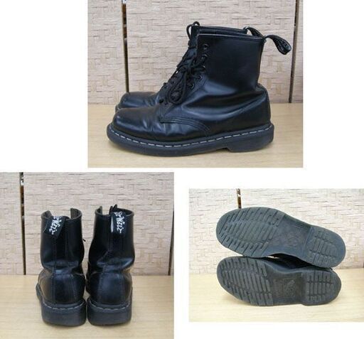 Dr.Martens 8ホールブーツ 1460 WS 24758001 UK7 26.0cm ワークブーツ ホワイトステッチ ブラック ドクターマーチン 札幌 手稲