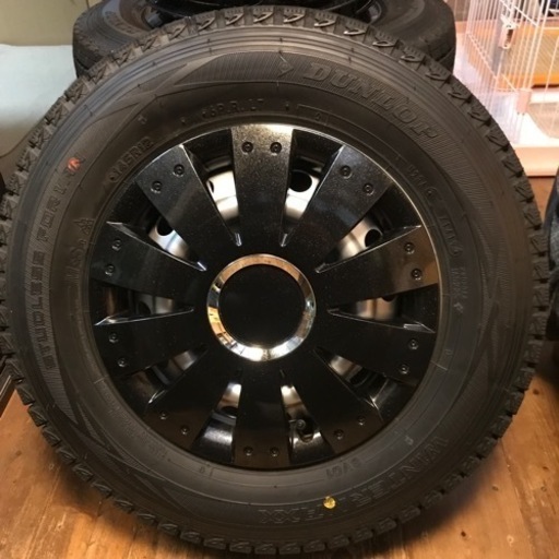 ハイゼットカーゴスチール製スタッドレスタイヤ