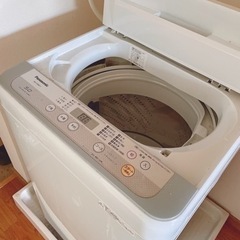 【パナソニック】全自動洗濯機　ホワイト　2018年製