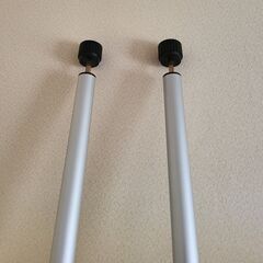 株式会社ヒガシ　アルミ製突っ張りポール　シルバー　２本