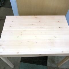 無印良品 パイン材 デスク 幅86×奥行58×高さ70㎝ 引きだし付　机 シンプル MUJI 良品計画 札幌 北20条店