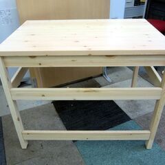 無印良品 パイン材 デスク 幅86×奥行58×高さ70㎝ 引きだし付　机 シンプル MUJI 良品計画 札幌 北20条店