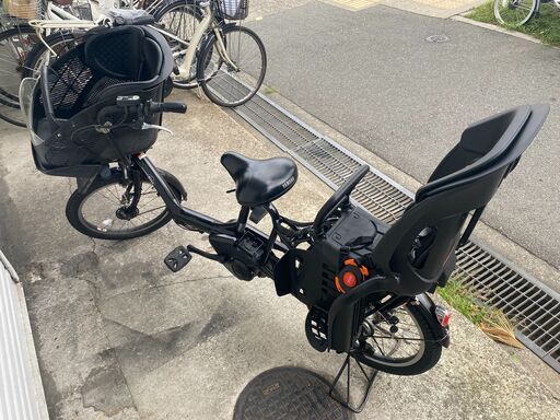 地域限定送料無料 バッテリー新品 ヤマハ キッスミニ 三人乗り 子供