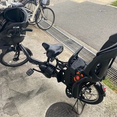 地域限定送料無料 バッテリー新品 ヤマハ キッスミニ 三人乗り 子供 
