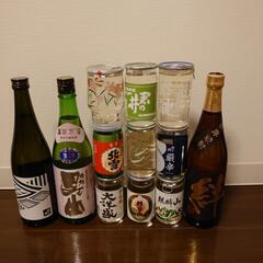 日本酒2本+カップ酒9本＋焼酎1本
