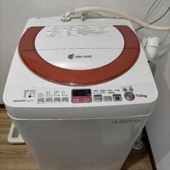 洗濯機7kgシャープ2014年 es-ks70n
