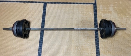 バーベルセット 合計80キロ 重さ調節が可能