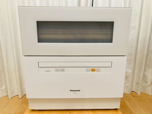 【交渉中】食器洗い乾燥機 Panasonic NP-TH1-W エコナビ 2018年製 食器点数40点 5人分 高温除菌 パナソニック