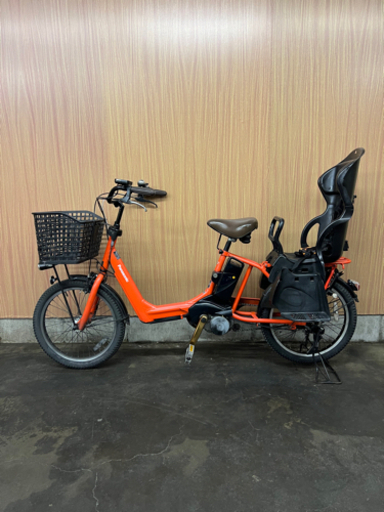 格安‼️ 子供乗せ 電動自転車 Panasonic ギュットアニーズ  橙色 20インチ バッテリー 充電器セット‼️