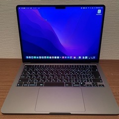 Macbook Air m2 2022 8gb 256gb スペースグレイ ほぼ新品