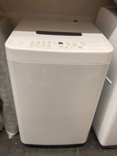 ☆中古￥9,500！【会員価格￥8,500】IRIS OHYAMA　4.5kg洗濯機　家電　2021年製　IAW-T451型　幅54cmｘ奥行54cmｘ高さ84cm　【BI161】