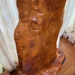値引しました、配送可】木 置物