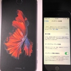 iPhone 6s 64GB SIMフリー スペースグレイ