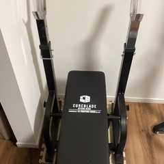 バーベル140kg +ベンチ台 +スクワット台