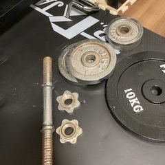 バーベル140kg +ベンチ台 +スクワット台