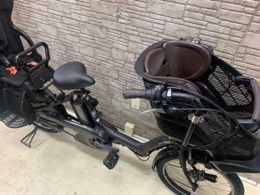 [640]送料無料 PAS Kiss 電動アシスト自転車 3人乗りPAS Kiss mini un SP ヤマハ(YAMAHA) 子供乗せ自転車 20インチ