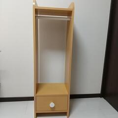 美品 木製ハンガーラック キッズサイズ