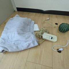 【無料】電気毛布　シングル