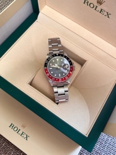 美品 ロレックス 16710 S番台 GMTマスターII 時計メンズ