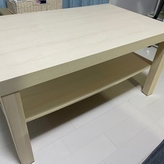 木製のローテーブル