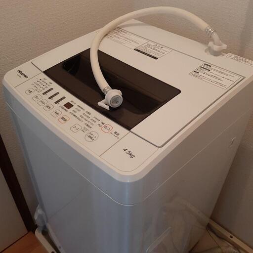 洗濯機　HISENSE HW-T45A 2017年製