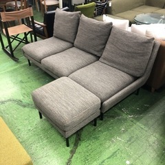UNICO 3人掛けソファー HOXTON オットマン付 - 家具 UNICO 3人掛けソファー HOXTON オットマン付 - 家具