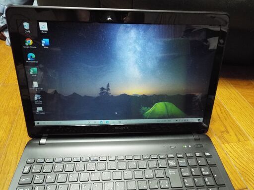 ノートパソコン SVF152C1JN　Core-i5　3337U　Windows10 4GB 500GB