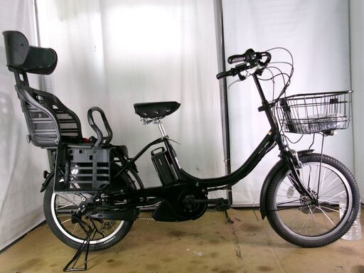 C232★整備済み　中古電動子乗せ自転車★YAMAHA　PAS　babby【黒　20インチ　8.7ah】