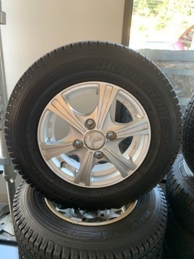 中古】145/R12 6PRスタッドレスタイヤ&ホイール4本セット 【公式通販】