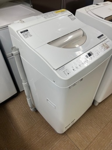 【分解清掃済み】SHARPヒーター乾燥洗濯機5.5kg乾燥3.5kg