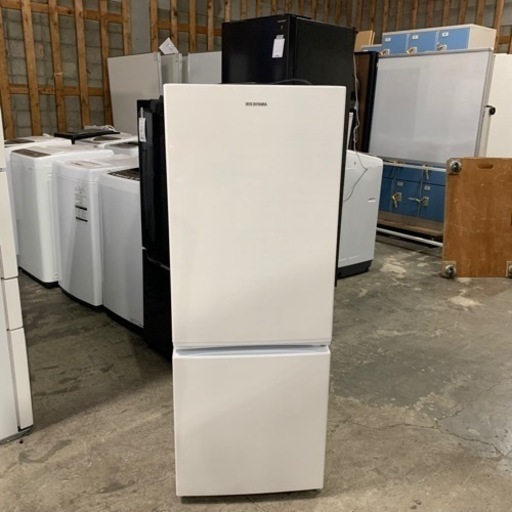 eラボ 取置 2019年製 冷蔵庫 2ドア アイリスオーヤマ AF156Z-WE キッチン 家電 菊