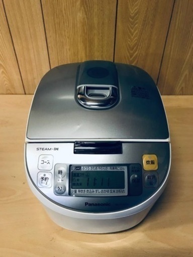 ET33番⭐️PanasonicスチームIHジャー炊飯器⭐️ 5100円