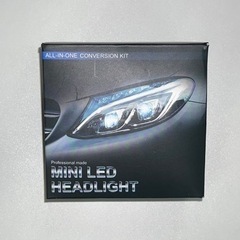 H4 LEDヘッドライトバルブ　車・バイク用　2個セット