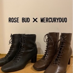 ROSE BUD＆ MERCURYDUO ブーツ2足セット