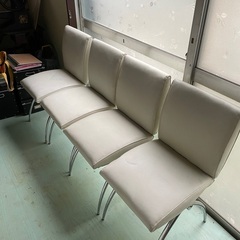 ホワイト　椅子4脚セット【9月30日まで】
