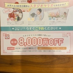 スタジオマリオ　8000円OFF