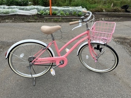 22インチ　自転車　子供用　ヘルメット付き