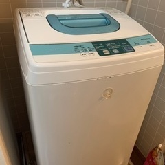 洗濯機(10月上旬までに取りに来られる方)