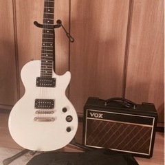   値決まりました☆エピフォン　レスポールJr(ソフトケース付)   & VOXアンプ　配達有