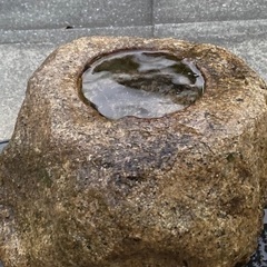 古い時代 つくばい 蹲 検 御影石手水鉢天然自然石坪庭茶道石仏庭園道祖神庭石坪庭鑑賞オブジェ茶人古田織部古民具盆栽蹲庭