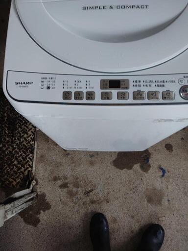 6年製6.0kg SHARPシャープ 洗濯機