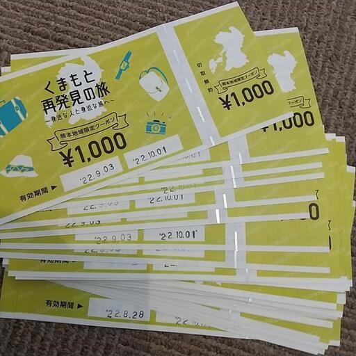 くまもと再発見の旅 熊本地域限定クーポン ４１０００円分