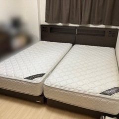 【ネット決済】TOKYO BED シングルベッドフレーム×2