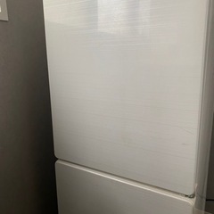 2ドア冷蔵庫 110L ホワイト