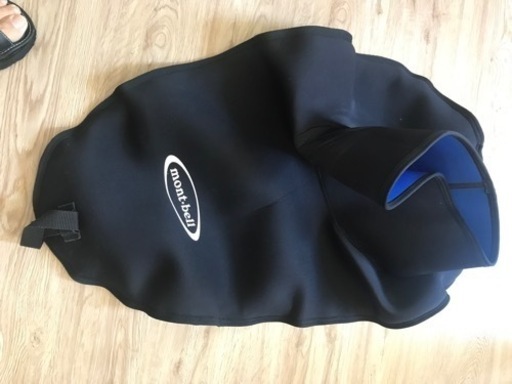 モンベルのスカート付きダウンリバーカヤック